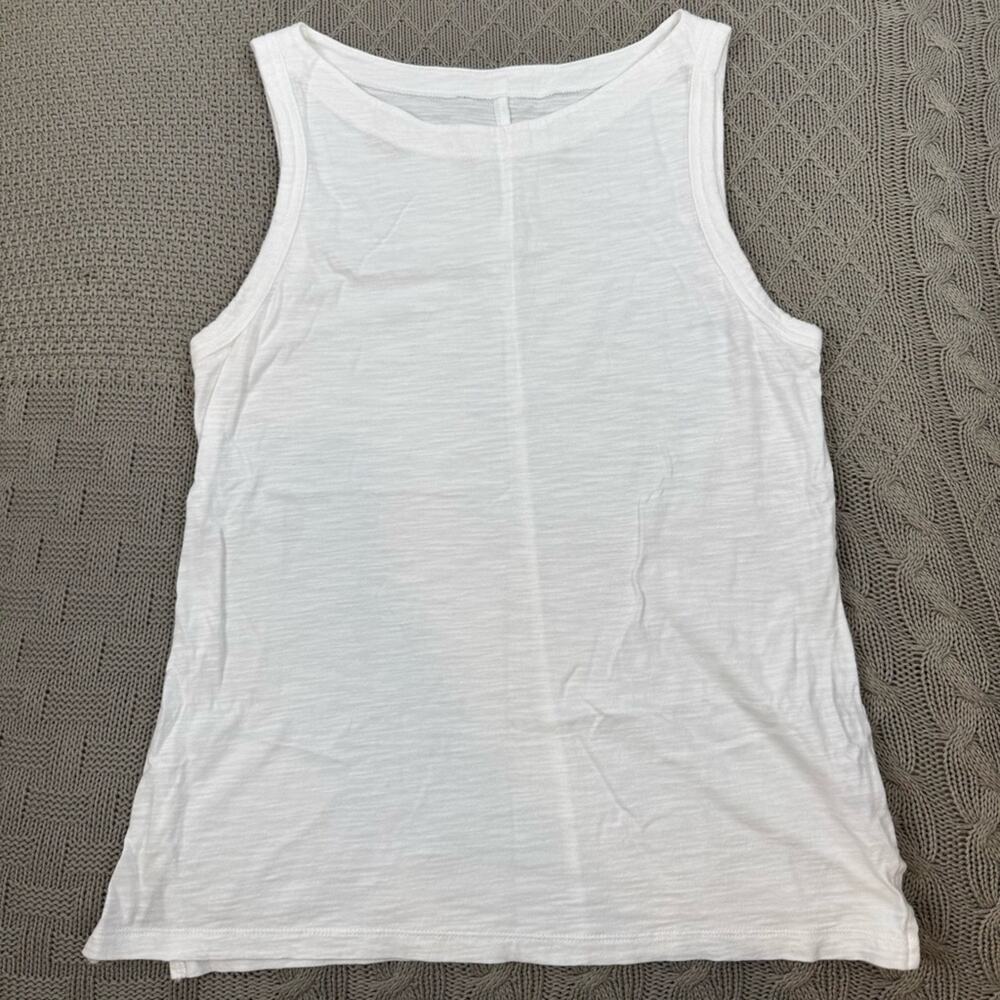 Banana Republic  Malibu Tee Sleeveless Women's White Sleeveless Top Small